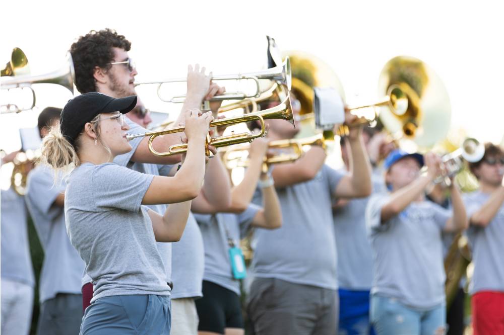 Band plays on family weekend